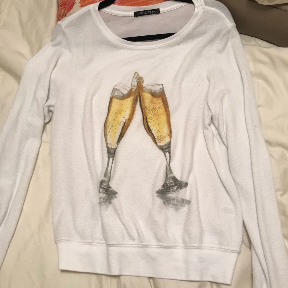 NWOT! Wildfox Champagne Sweater